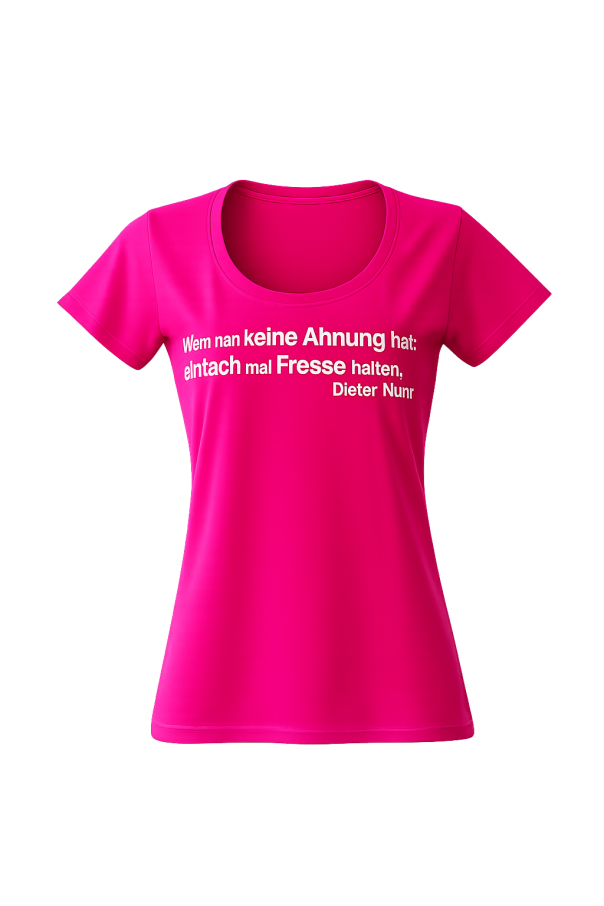 Fresse halten Pink
